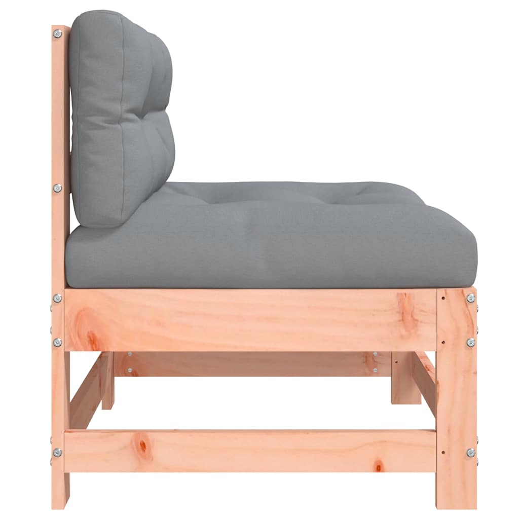 vidaXL Canapea de mijloc cu perne, lemn masiv douglas