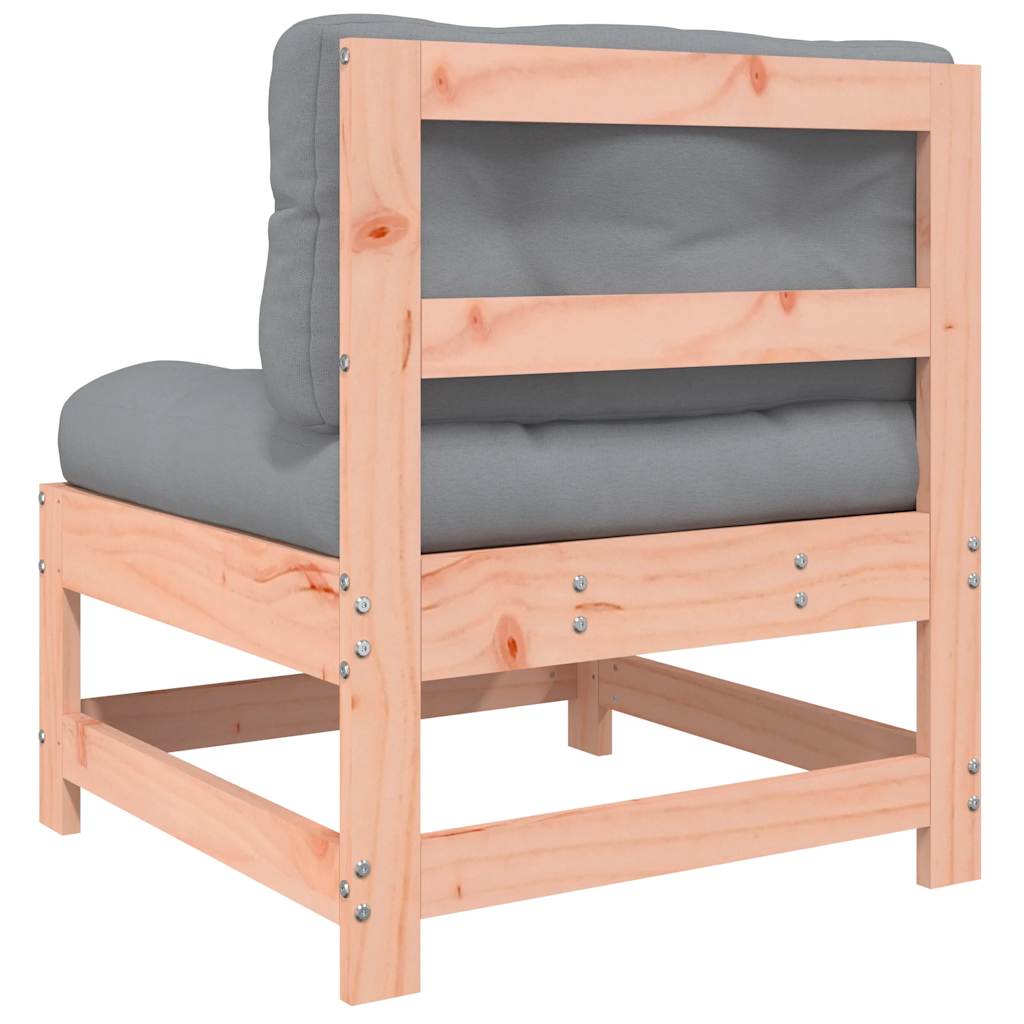 vidaXL Canapea de mijloc cu perne, lemn masiv douglas