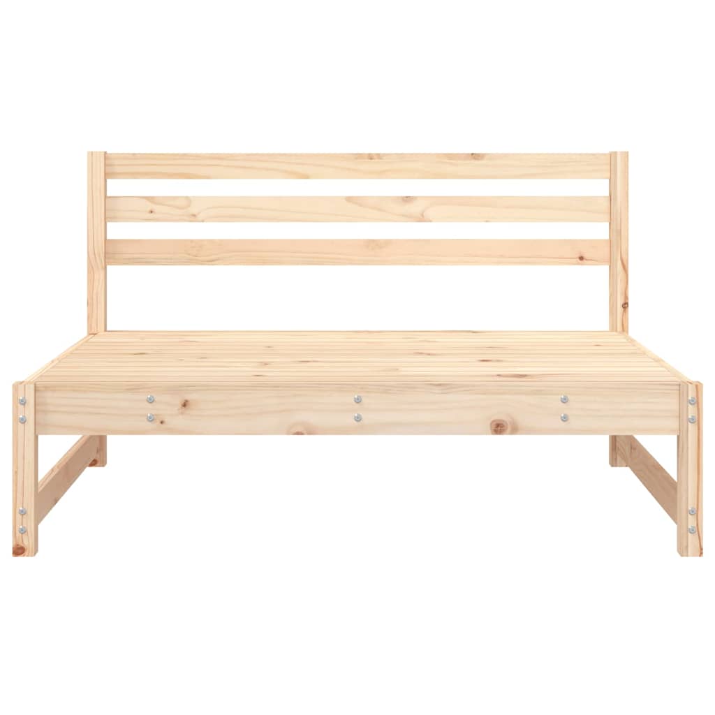 vidaXL Canapele de mijloc grădină 2 buc. 120x80 cm lemn masiv pin vidaXL Canapele de mijloc grădină 2 buc. 120x80 cm lemn masiv pin
