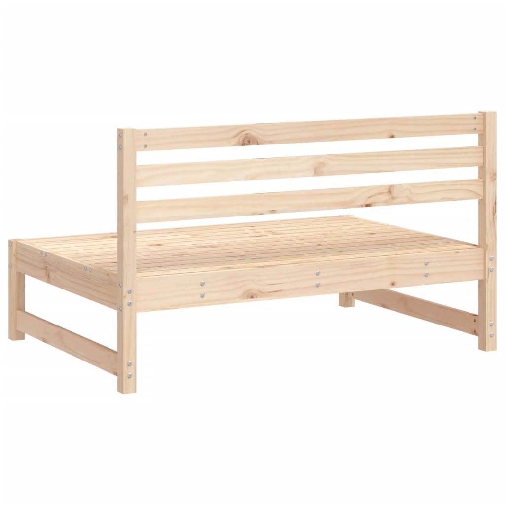 vidaXL Canapele de mijloc grădină 2 buc. 120x80 cm lemn masiv pin vidaXL Canapele de mijloc grădină 2 buc. 120x80 cm lemn masiv pin
