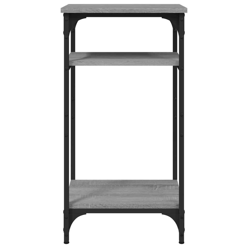 vidaXL Măsuță laterală, gri sonoma, 40x30x75 cm, lemn prelucrat