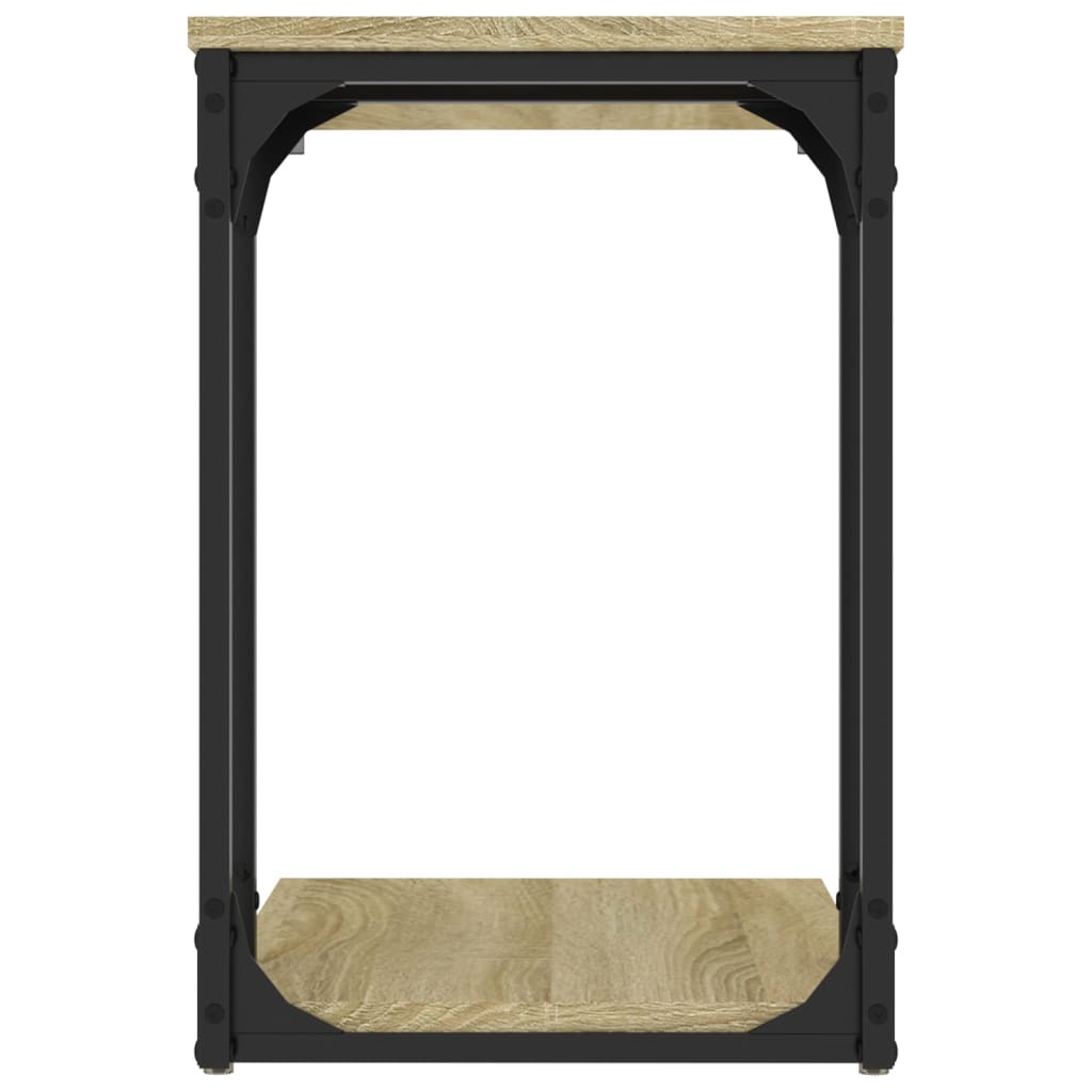 vidaXL Masă laterală, stejar sonoma, 50x35x52 cm, lemn compozit vidaXL Masă laterală, stejar sonoma, 50x35x52 cm, lemn compozit