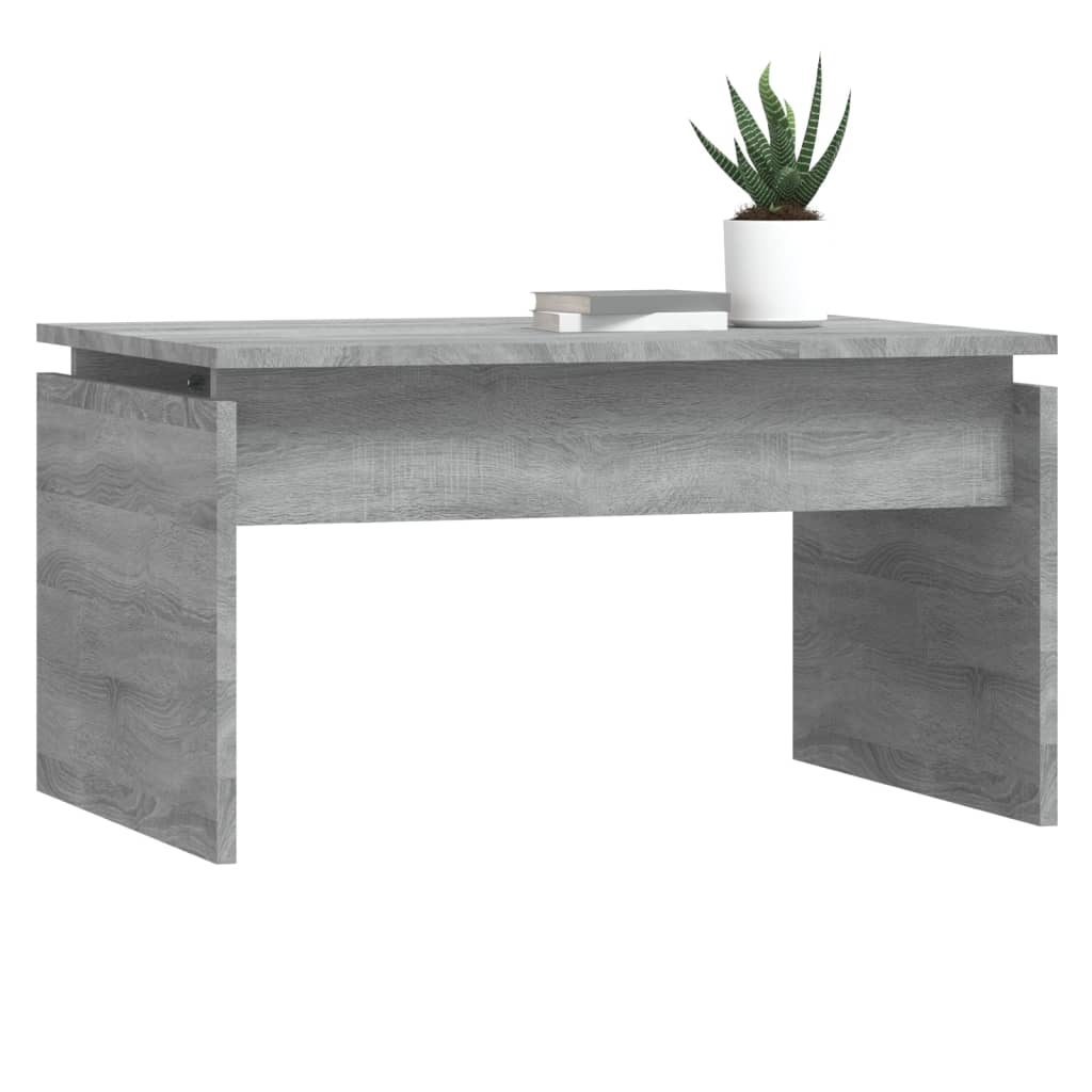 vidaXL Măsuță de cafea, gri sonoma, 68x50x38 cm, lemn prelucrat vidaXL Măsuță de cafea, gri sonoma, 68x50x38 cm, lemn prelucrat