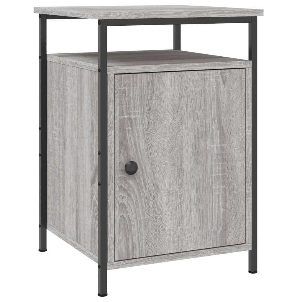 vidaXL Noptiere, 2 buc., gri sonoma, 40x42x60 cm, lemn prelucrat vidaXL Noptiere, 2 buc., gri sonoma, 40x42x60 cm, lemn prelucrat