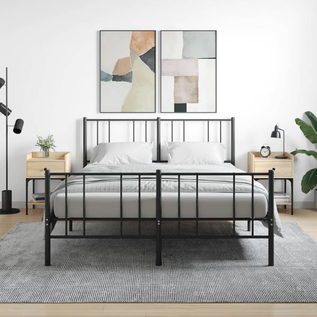 vidaXL Noptiere, 2 buc., stejar sonoma, 40,5x31x60 cm, lemn compozit