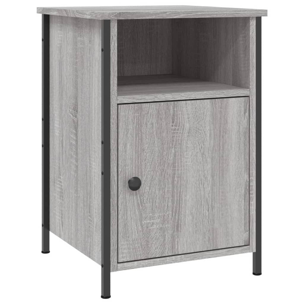 vidaXL Noptiere, 2 buc., gri sonoma, 40x42x60 cm, lemn prelucrat vidaXL Noptiere, 2 buc., gri sonoma, 40x42x60 cm, lemn prelucrat