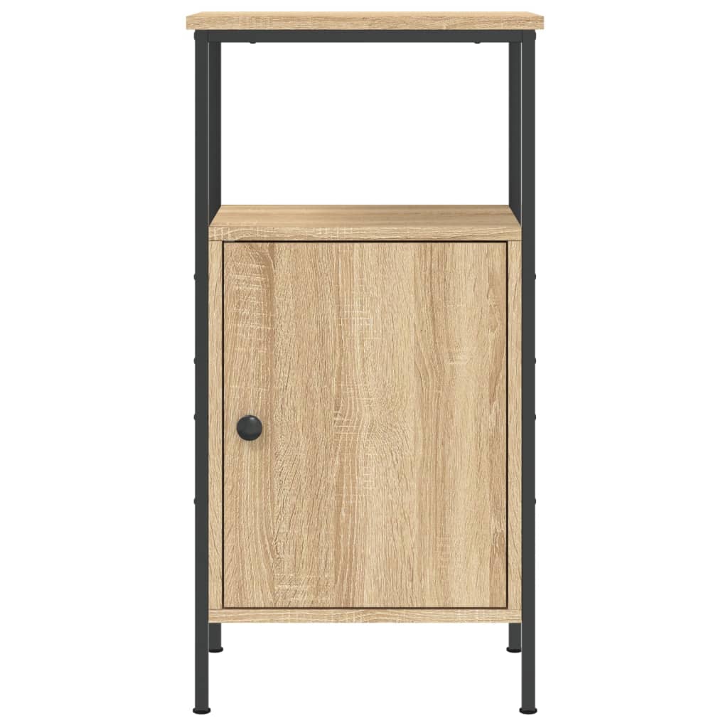 vidaXL Noptieră, stejar sonoma, 41x31x80 cm, lemn compozit vidaXL Noptieră, stejar sonoma, 41x31x80 cm, lemn compozit