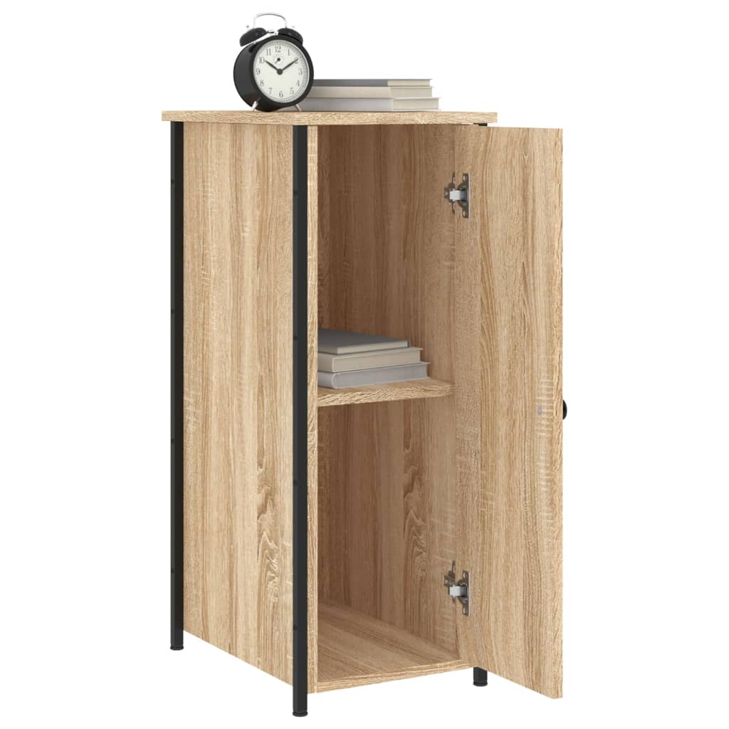 vidaXL Noptieră, stejar sonoma, 32x42x80 cm, lemn compozit vidaXL Noptieră, stejar sonoma, 32x42x80 cm, lemn compozit