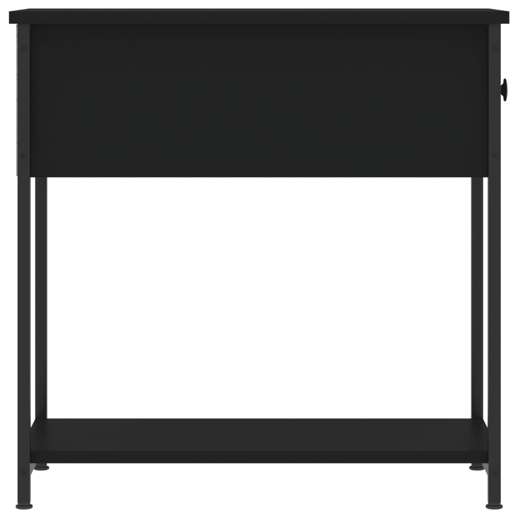 vidaXL Noptieră, negru, 30x60x60 cm, lemn prelucrat vidaXL Noptieră, negru, 30x60x60 cm, lemn prelucrat