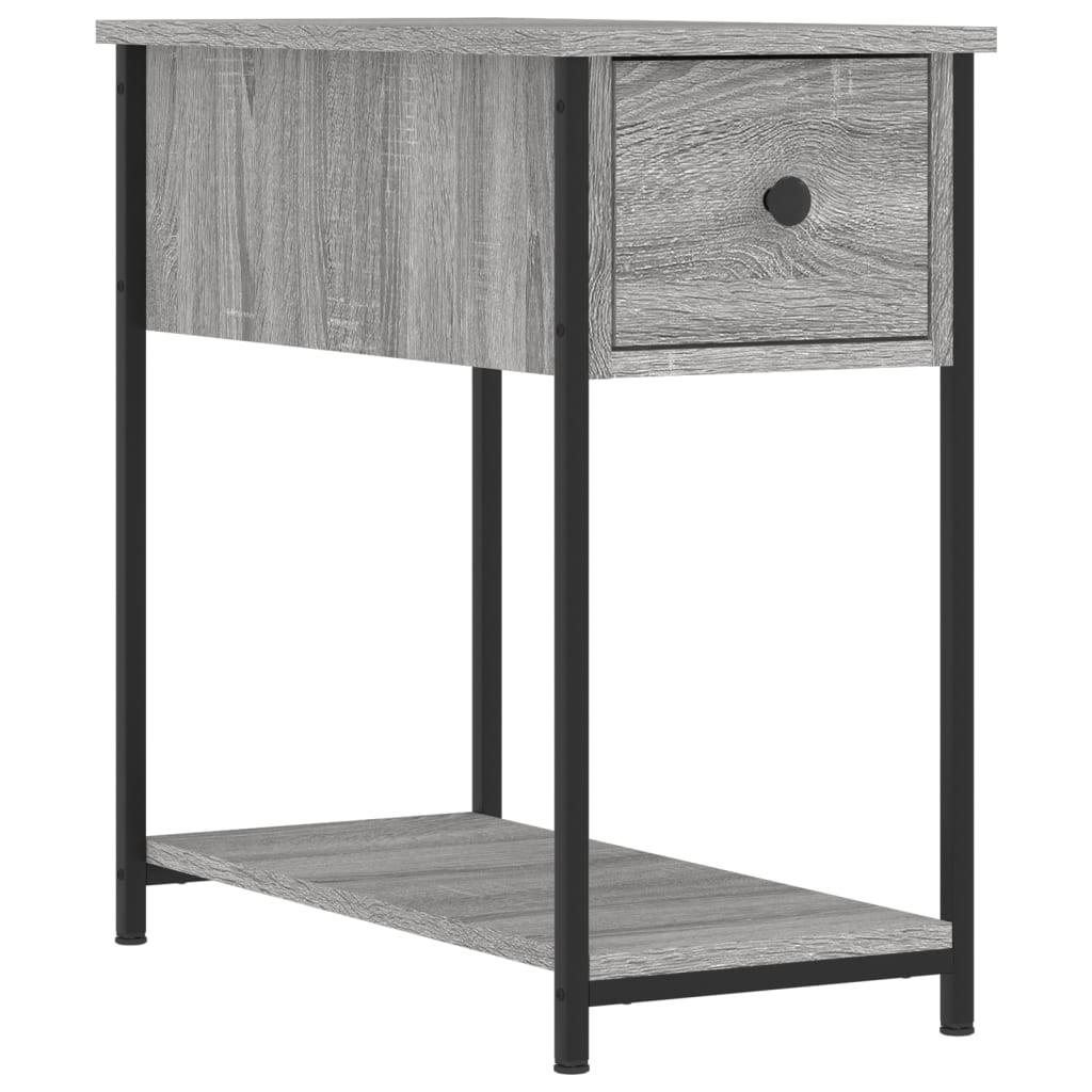 vidaXL Noptiere, 2 buc., gri sonoma, 30x60x60 cm, lemn prelucrat vidaXL Noptiere, 2 buc., gri sonoma, 30x60x60 cm, lemn prelucrat