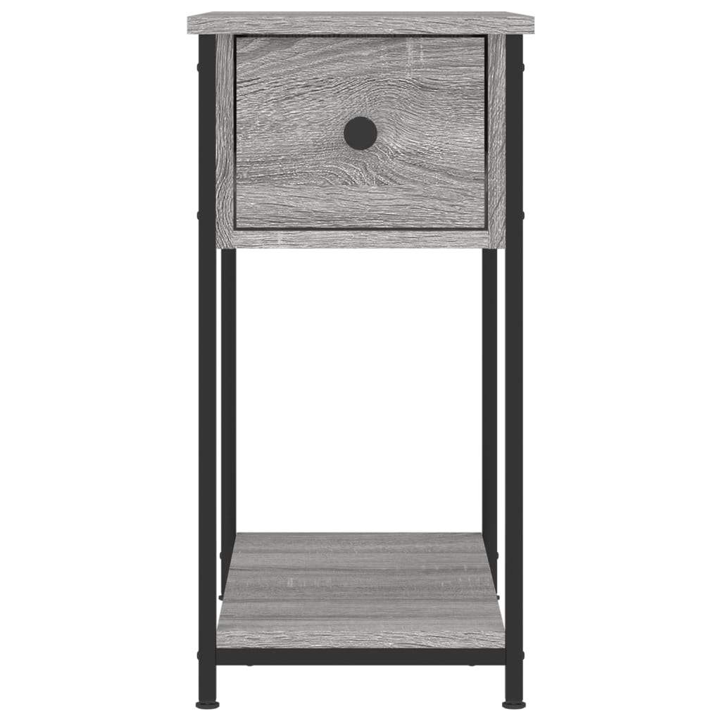 vidaXL Noptiere, 2 buc., gri sonoma, 30x60x60 cm, lemn prelucrat vidaXL Noptiere, 2 buc., gri sonoma, 30x60x60 cm, lemn prelucrat