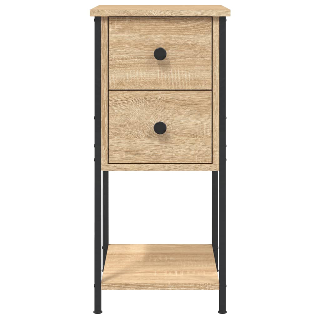 vidaXL Noptieră, stejar sonoma, 32x42x70 cm, lemn compozit vidaXL Noptieră, stejar sonoma, 32x42x70 cm, lemn compozit