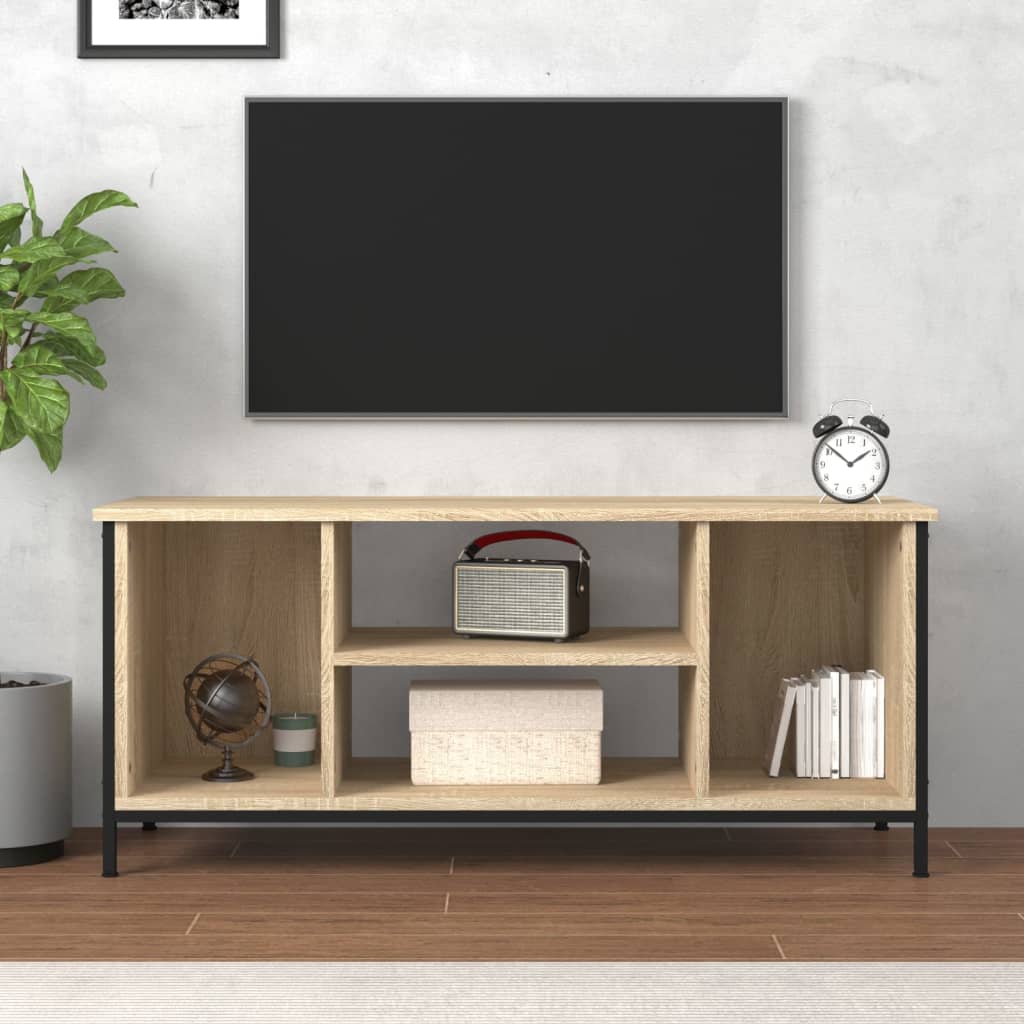 vidaXL Comodă TV, stejar sonoma, 102x35x45 cm, lemn prelucrat vidaXL Comodă TV, stejar sonoma, 102x35x45 cm, lemn prelucrat
