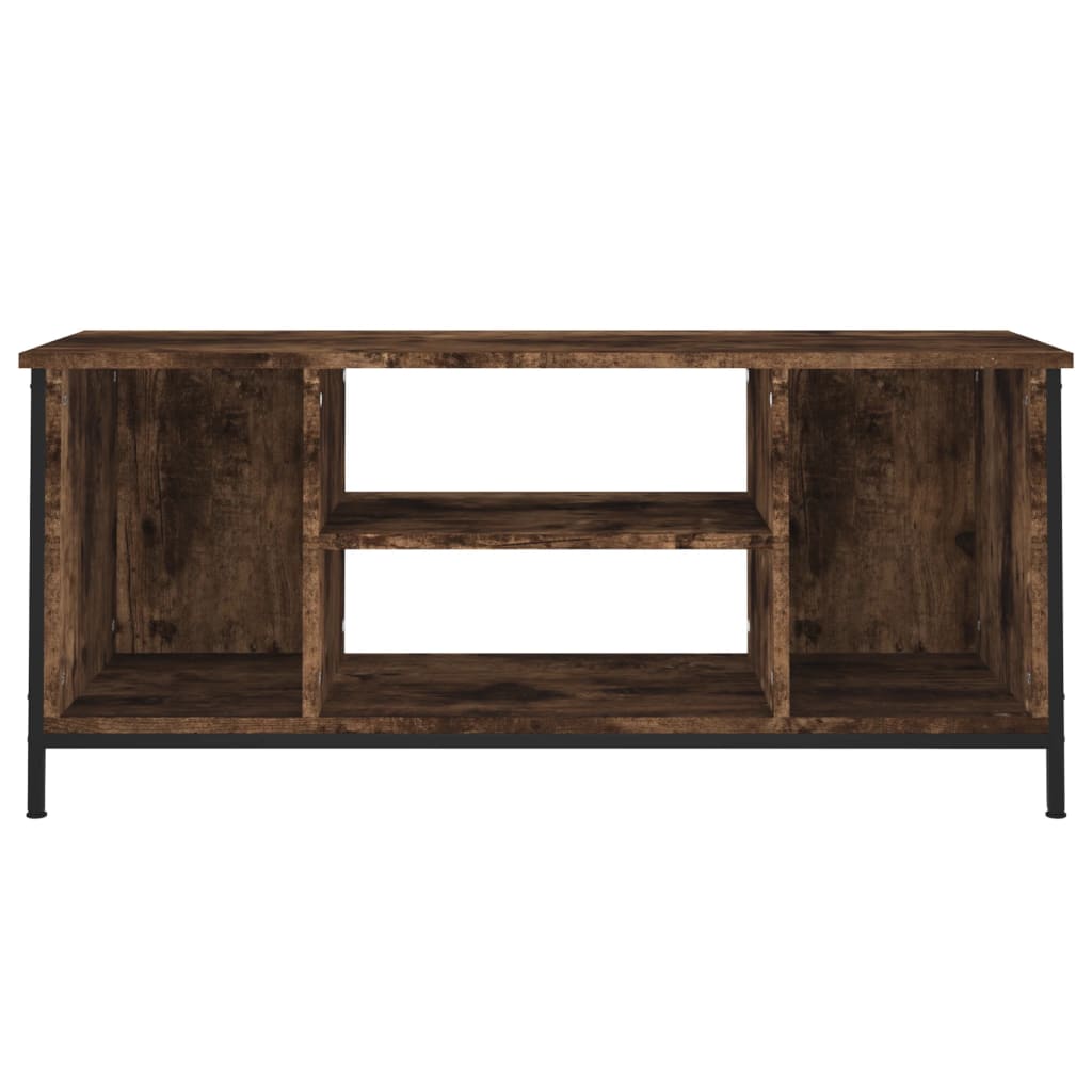 vidaXL Comodă TV, stejar afumat, 102x35x45 cm, lemn prelucrat vidaXL Comodă TV, stejar afumat, 102x35x45 cm, lemn prelucrat