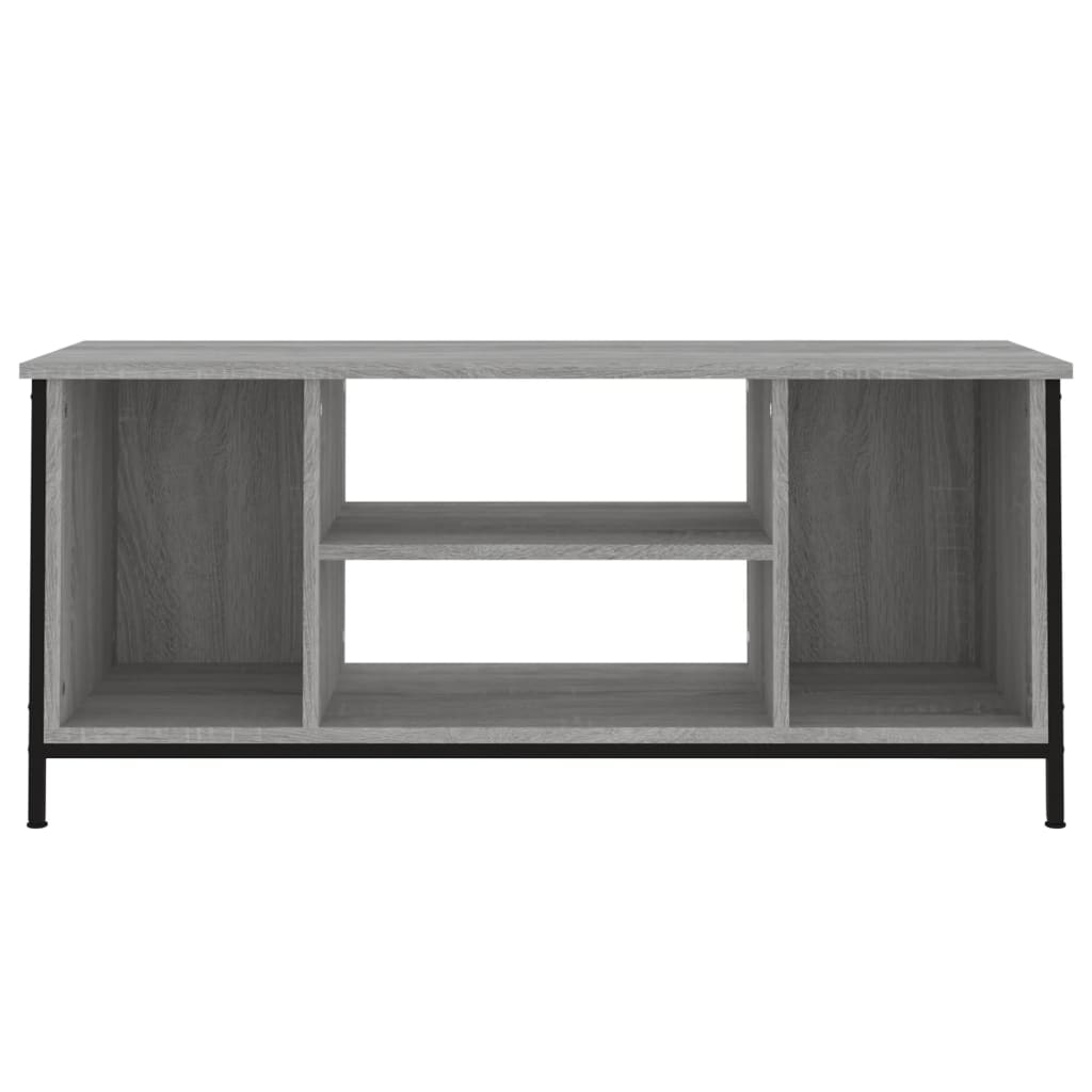 vidaXL Comodă TV, gri sonoma, 102x35x45 cm, lemn prelucrat vidaXL Comodă TV, gri sonoma, 102x35x45 cm, lemn prelucrat