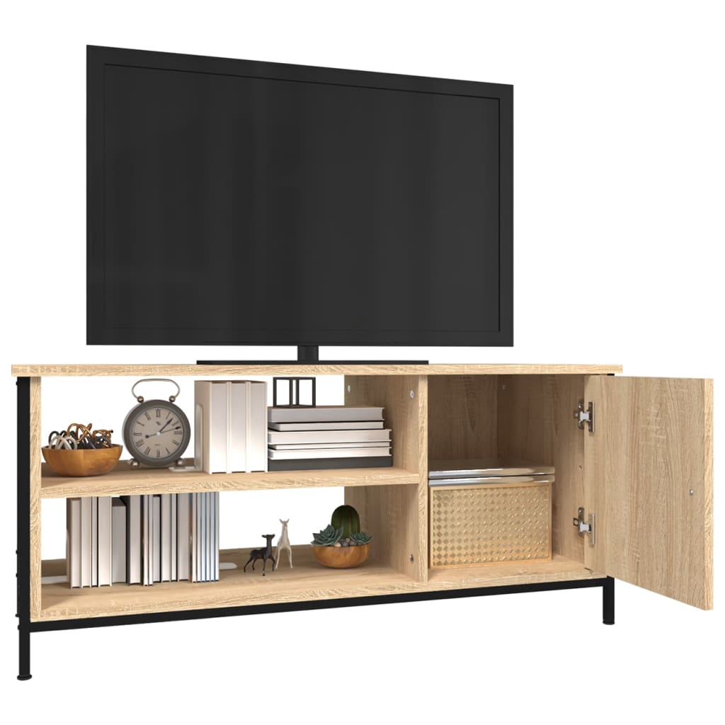 vidaXL Comodă TV, stejar sonoma, 100x40x45 cm, lemn prelucrat vidaXL Comodă TV, stejar sonoma, 100x40x45 cm, lemn prelucrat