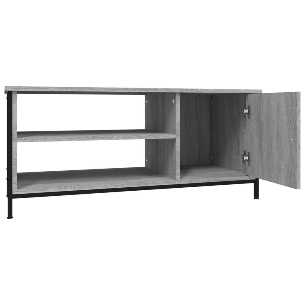 vidaXL Comodă TV, gri sonoma, 100x40x45 cm, lemn prelucrat vidaXL Comodă TV, gri sonoma, 100x40x45 cm, lemn prelucrat