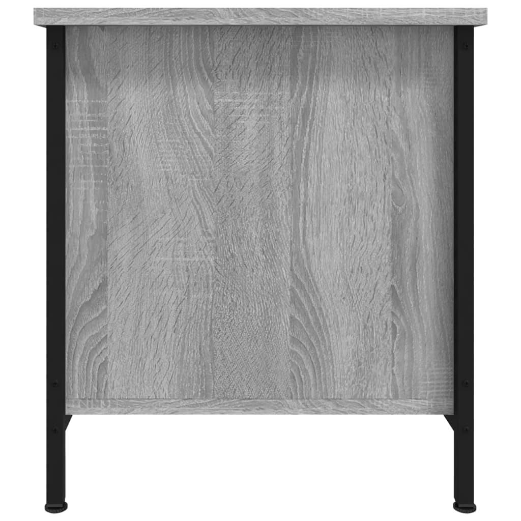 vidaXL Comodă TV, gri sonoma, 100x40x45 cm, lemn prelucrat vidaXL Comodă TV, gri sonoma, 100x40x45 cm, lemn prelucrat