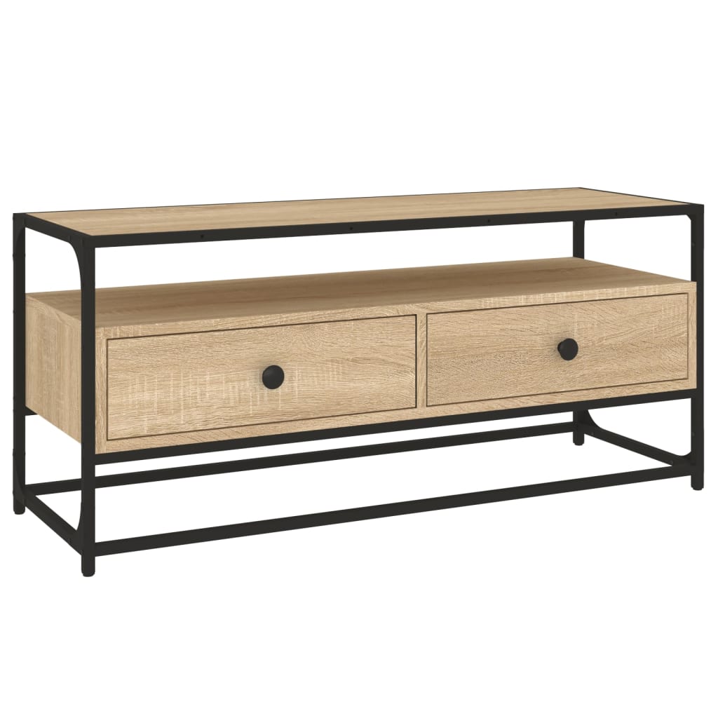vidaXL Comodă TV, stejar sonoma, 100x35x45 cm, lemn prelucrat vidaXL Comodă TV, stejar sonoma, 100x35x45 cm, lemn prelucrat