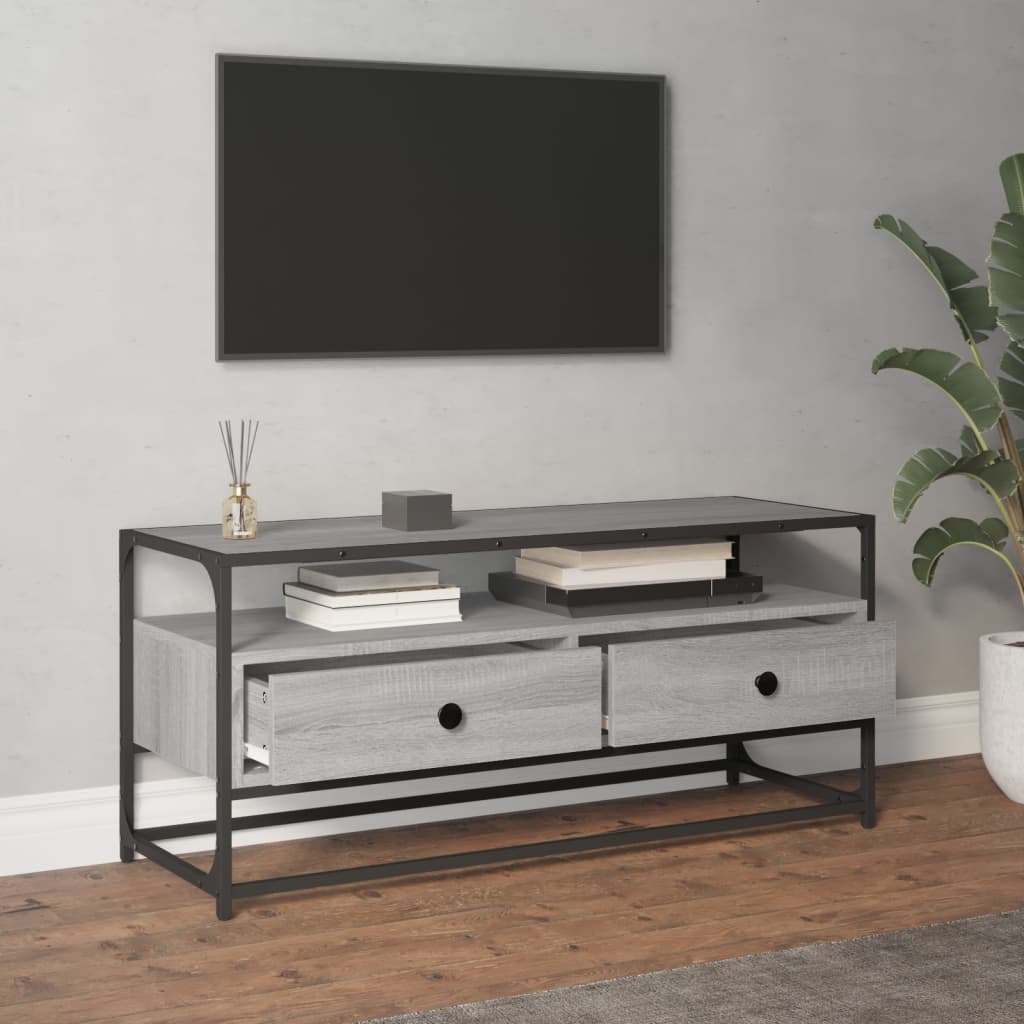 vidaXL Dulap TV, gri sonoma, 100x35x45 cm, lemn prelucrat