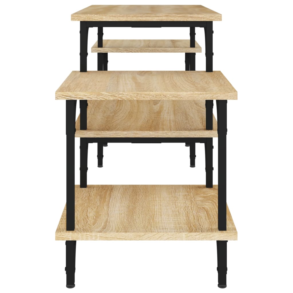 vidaXL Dulap TV, stejar sonoma, 117x35x52 cm, lemn prelucrat vidaXL Dulap TV, stejar sonoma, 117x35x52 cm, lemn prelucrat