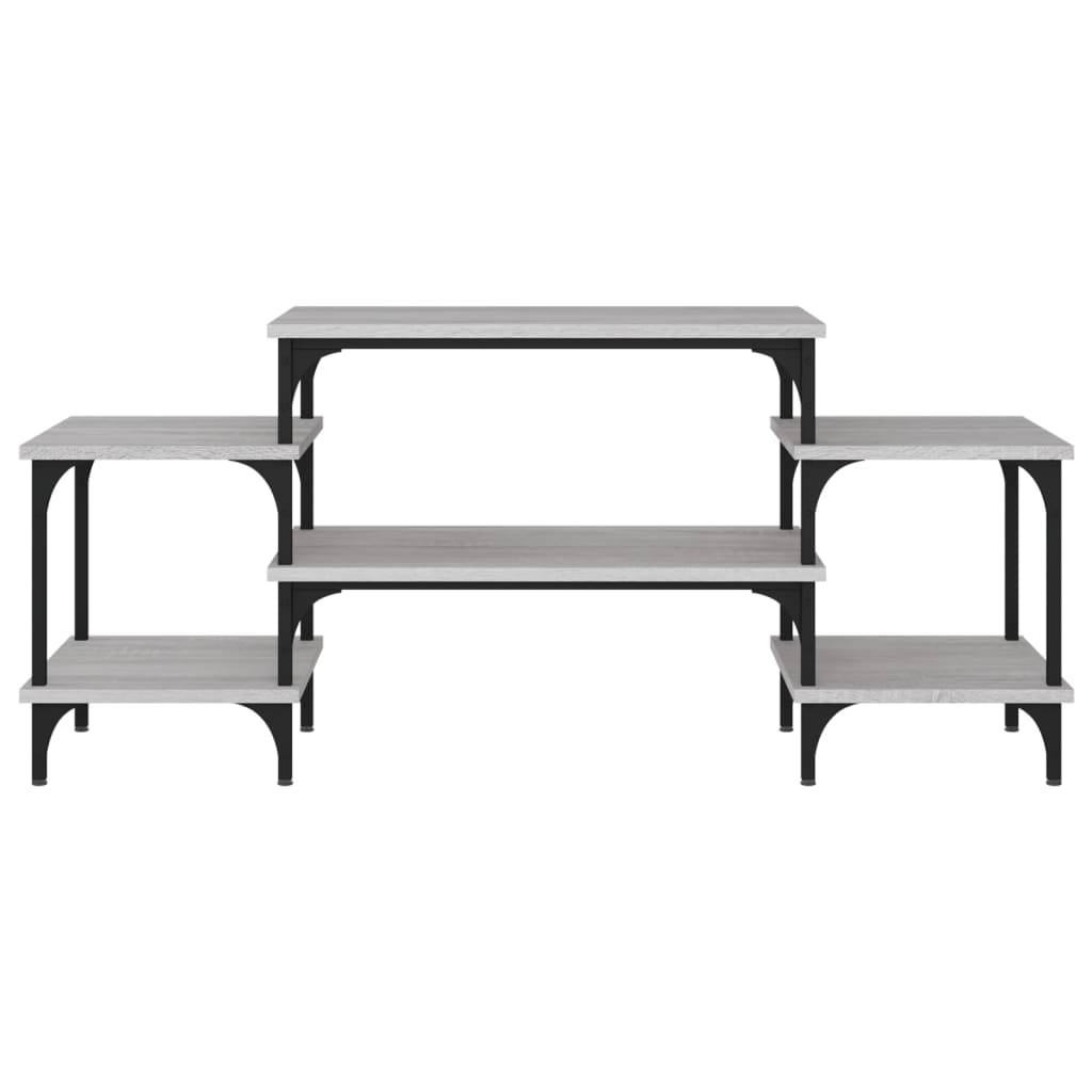 vidaXL Comodă TV, gri sonoma, 117x35x52 cm, lemn prelucrat vidaXL Comodă TV, gri sonoma, 117x35x52 cm, lemn prelucrat