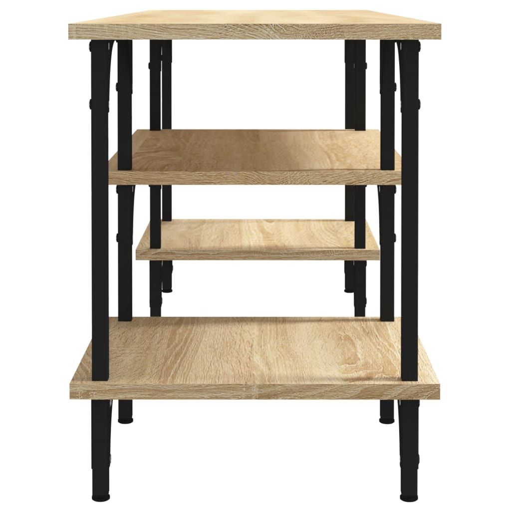 vidaXL Comodă TV, stejar sonoma, 102x35x45,5 cm, lemn prelucrat vidaXL Comodă TV, stejar sonoma, 102x35x45,5 cm, lemn prelucrat