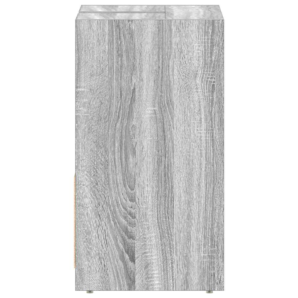 vidaXL Dulap de baie, gri sonoma, 60x33x61 cm, lemn prelucrat