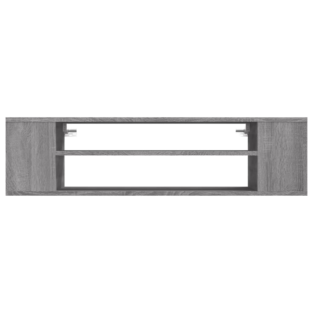 vidaXL Dulap TV suspendat, gri sonoma, 100x30x26,5 cm, lemn prelucrat vidaXL Dulap TV suspendat, gri sonoma, 100x30x26,5 cm, lemn prelucrat