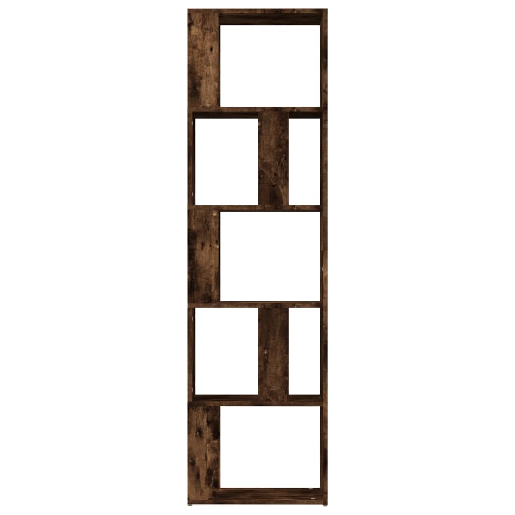 vidaXL Bibliotecă, stejar fumuriu, 45x24x160 cm, lemn compozit