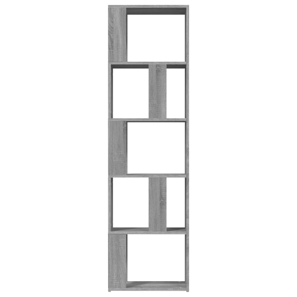 vidaXL Bibliotecă, gri sonoma, 45x24x160 cm, lemn compozit vidaXL Bibliotecă, gri sonoma, 45x24x160 cm, lemn compozit