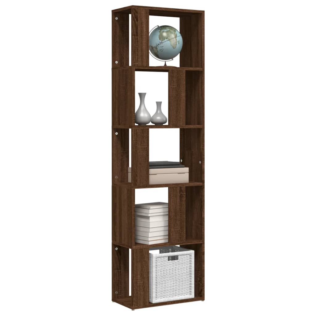 vidaXL Bibliotecă, stejar maro, 45x24x160 cm, lemn compozit vidaXL Bibliotecă, stejar maro, 45x24x160 cm, lemn compozit