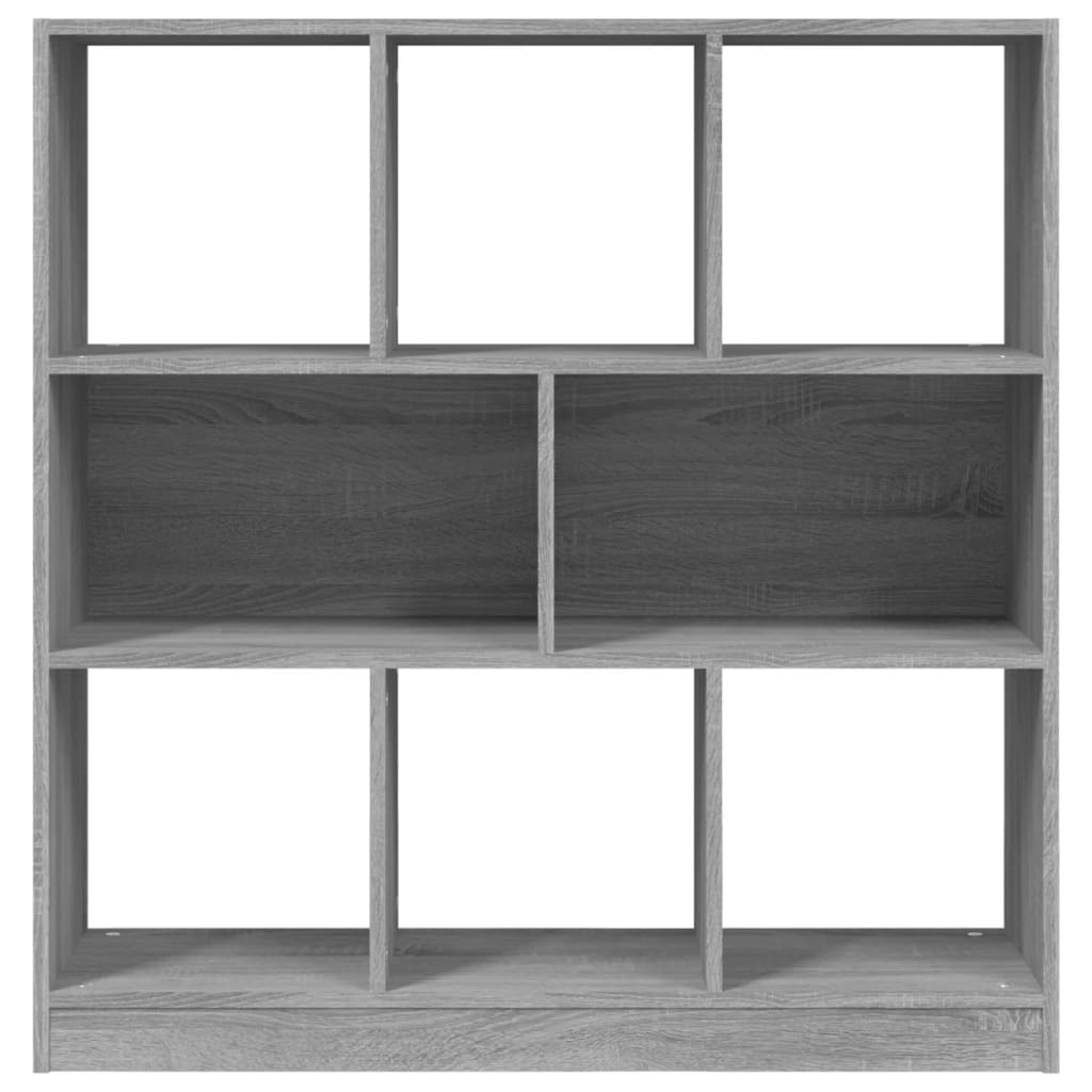 vidaXL Bibliotecă, gri sonoma, 97,5x29,5x100 cm, lemn prelucrat vidaXL Bibliotecă, gri sonoma, 97,5x29,5x100 cm, lemn prelucrat