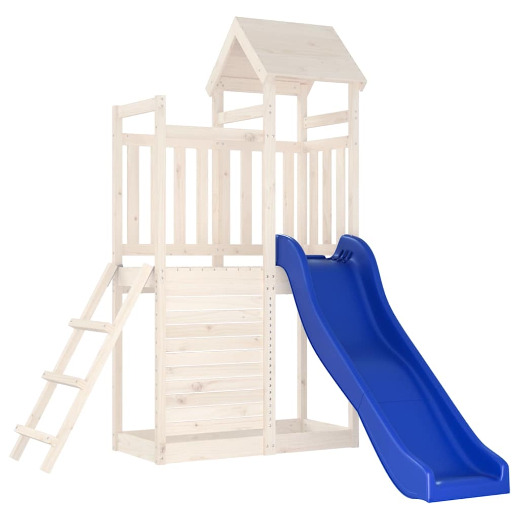 vidaXL Tobogan de joacă, albastru, 174x38 cm polipropilenă