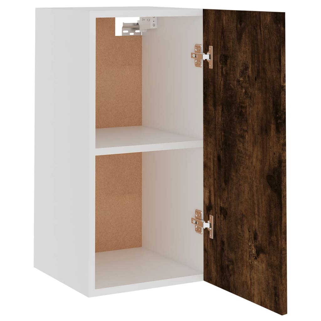 vidaXL Dulap suspendat “Lyon”, stejar fumuriu, 29,5x31x60 cm