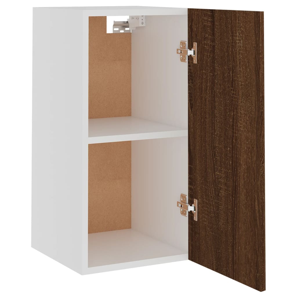 vidaXL Dulap suspendat “Lyon”, stejar maro, 29,5x31x60 cm vidaXL Dulap suspendat “Lyon”, stejar maro, 29,5x31x60 cm