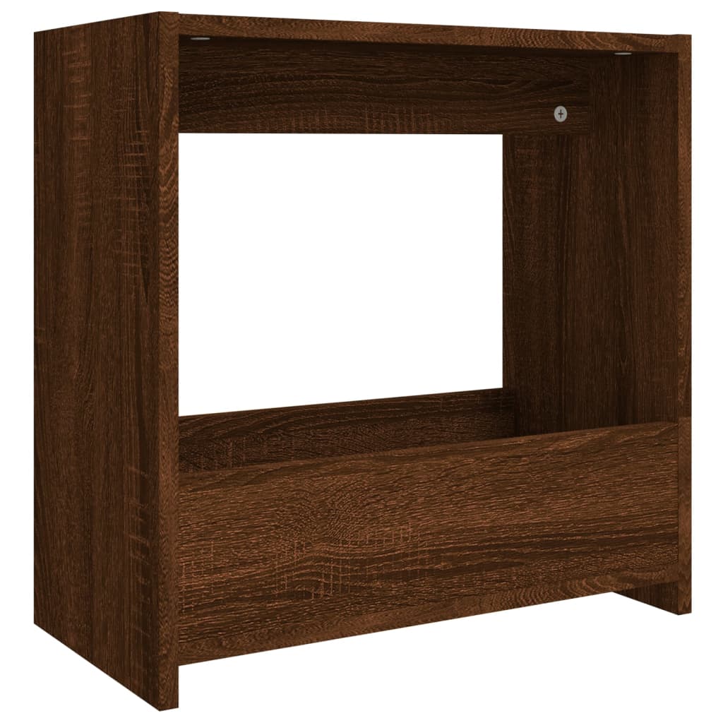 vidaXL Masă laterală, stejar maro, 50x26x50 cm, lemn prelucrat vidaXL Masă laterală, stejar maro, 50x26x50 cm, lemn prelucrat