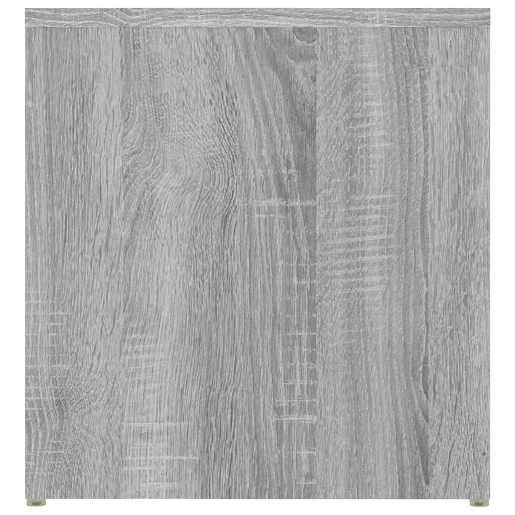 vidaXL Masă laterală, gri sonoma, 59x36x38 cm, lemn compozit vidaXL Masă laterală, gri sonoma, 59x36x38 cm, lemn compozit