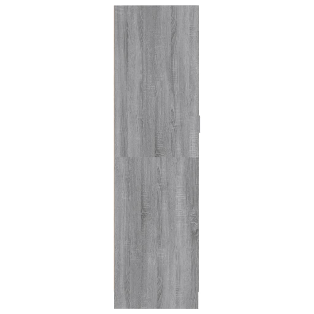 vidaXL Șifonier, gri sonoma, 82,5x51,5x180 cm, lemn prelucrat vidaXL Șifonier, gri sonoma, 82,5x51,5x180 cm, lemn prelucrat