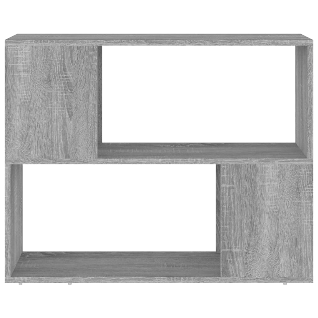 vidaXL Bibliotecă/Separator de cameră, gri sonoma, 80x24x63 cm vidaXL Bibliotecă/Separator de cameră, gri sonoma, 80x24x63 cm