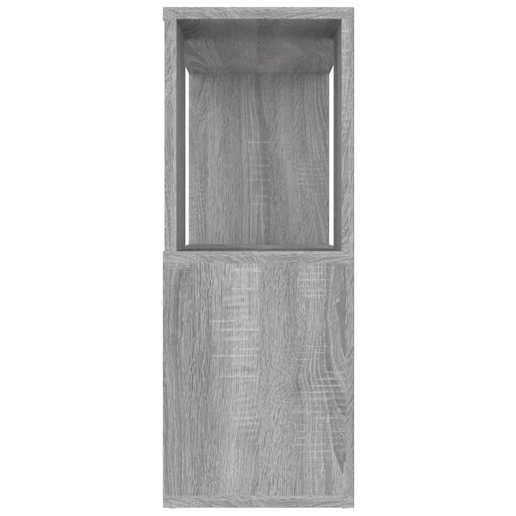 vidaXL Bibliotecă/Separator de cameră, gri sonoma, 80x24x63 cm vidaXL Bibliotecă/Separator de cameră, gri sonoma, 80x24x63 cm