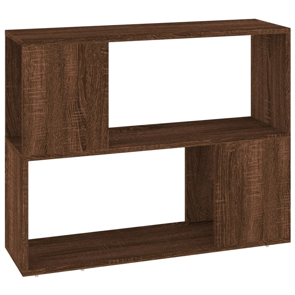 vidaXL Bibliotecă/Separator de cameră, stejar maro, 80x24x63 cm vidaXL Bibliotecă/Separator de cameră, stejar maro, 80x24x63 cm