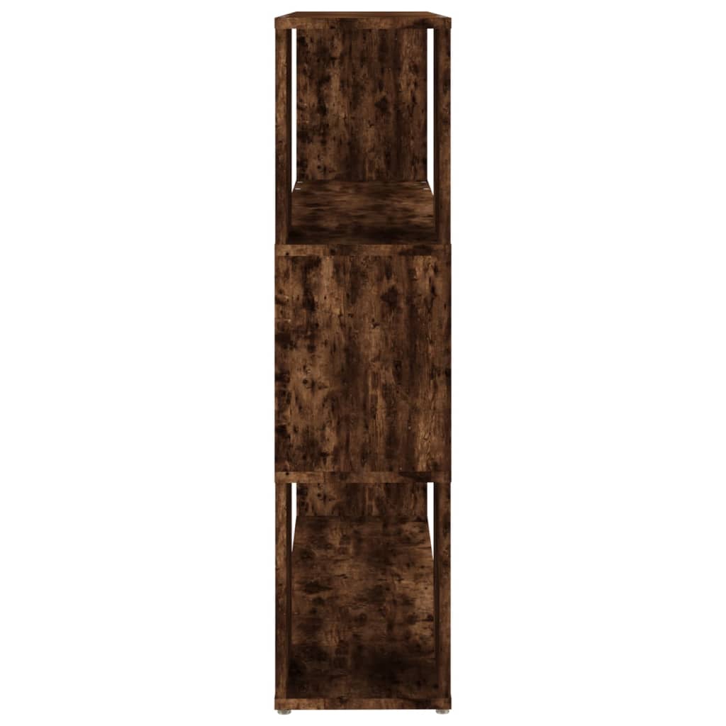 vidaXL Bibliotecă/Separator de cameră, stejar afumat, 100x24x194 cm vidaXL Bibliotecă/Separator de cameră, stejar afumat, 100x24x194 cm