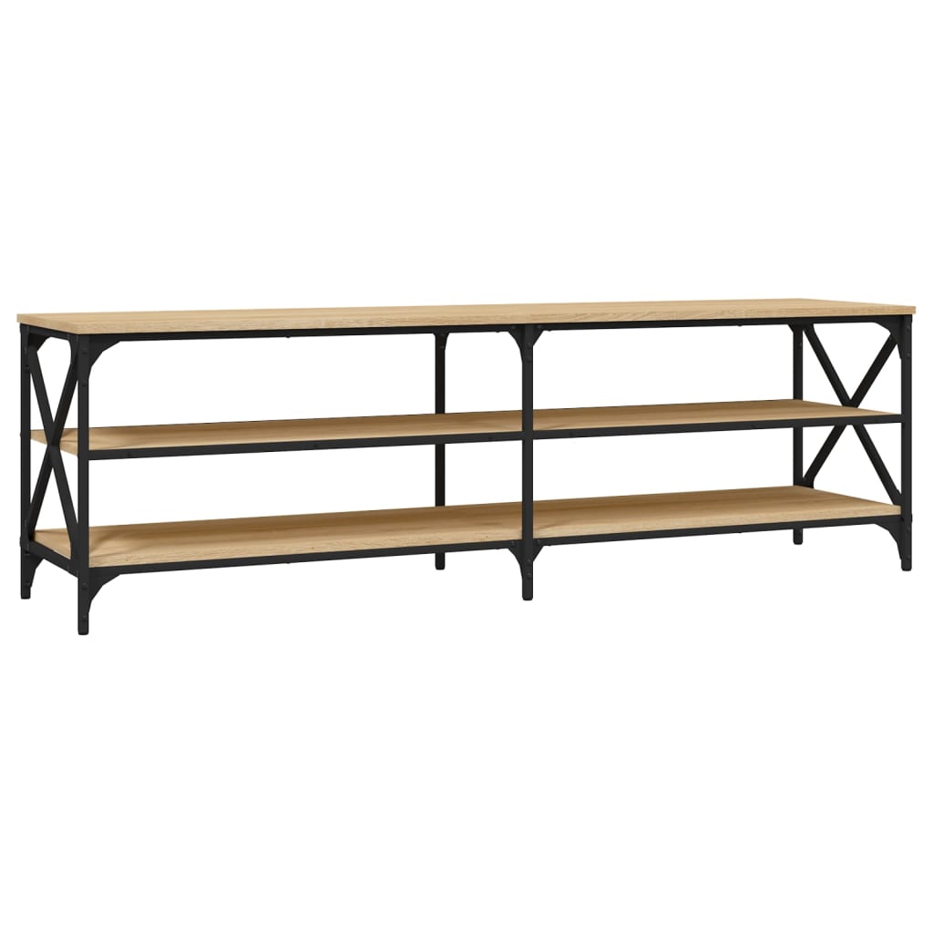 vidaXL Comodă TV, stejar sonoma, 160x40x50 cm, lemn prelucrat vidaXL Comodă TV, stejar sonoma, 160x40x50 cm, lemn prelucrat