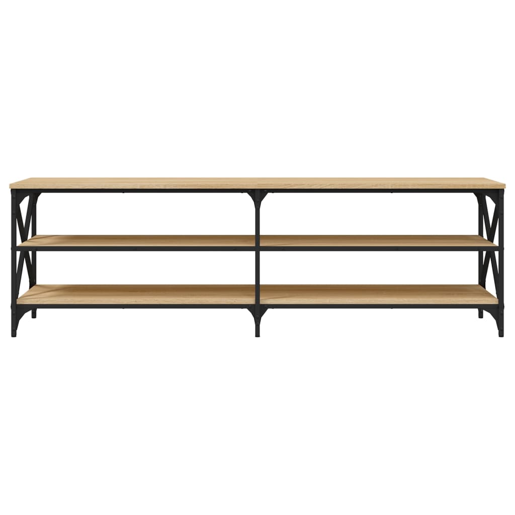 vidaXL Comodă TV, stejar sonoma, 160x40x50 cm, lemn prelucrat vidaXL Comodă TV, stejar sonoma, 160x40x50 cm, lemn prelucrat