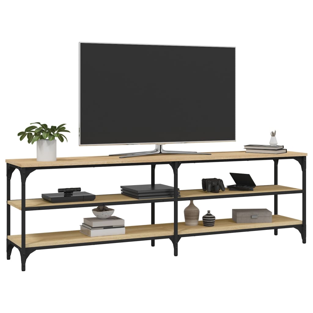 vidaXL Comodă TV, stejar sonoma, 160x30x50 cm, lemn prelucrat vidaXL Comodă TV, stejar sonoma, 160x30x50 cm, lemn prelucrat