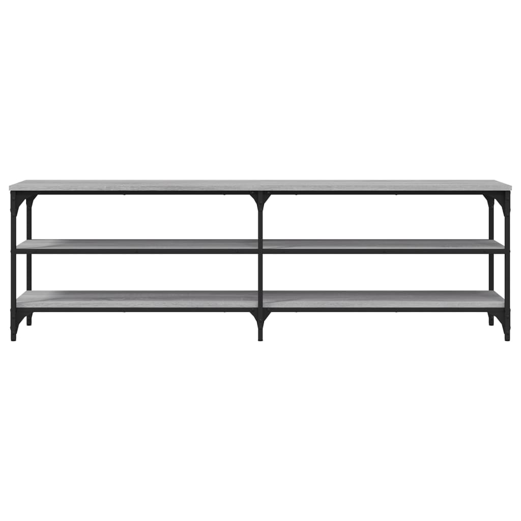 vidaXL Comodă TV, gri sonoma, 160x30x50 cm, lemn prelucrat