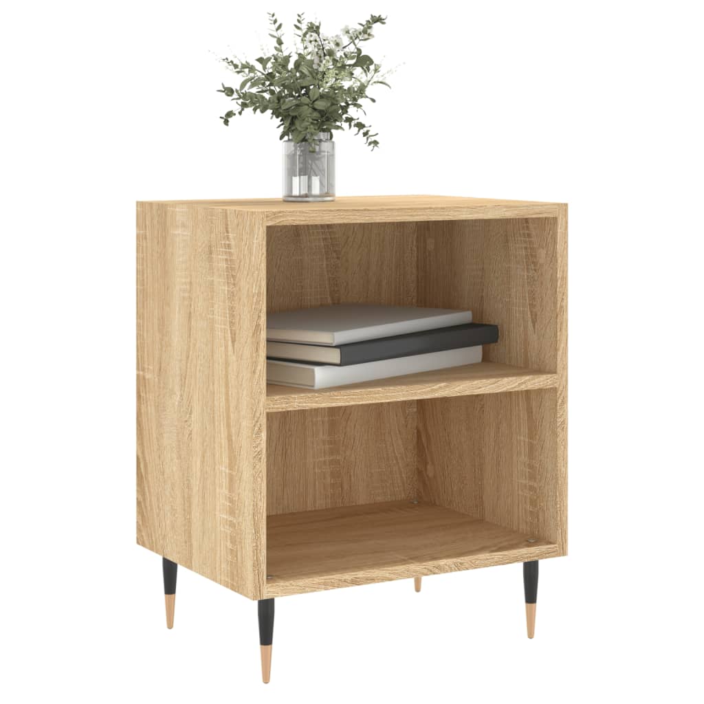 vidaXL Noptiere, 2 buc., stejar sonoma, 40x30x50 cm, lemn compozit vidaXL Noptiere, 2 buc., stejar sonoma, 40x30x50 cm, lemn compozit
