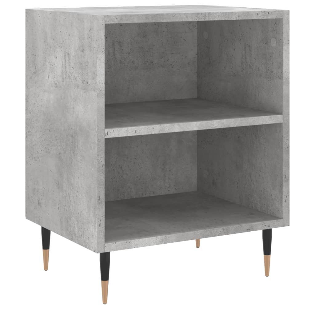 vidaXL Noptiere, 2 buc., gri beton, 40x30x50 cm, lemn compozit