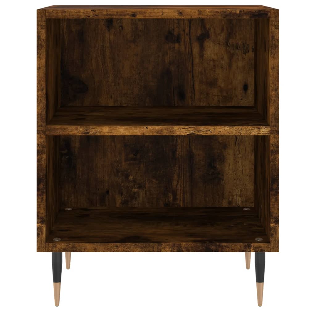 vidaXL Noptiere, 2 buc., stejar fumuriu, 40x30x50 cm, lemn compozit vidaXL Noptiere, 2 buc., stejar fumuriu, 40x30x50 cm, lemn compozit